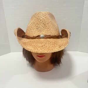 Stetson Straw Hat. Size XL